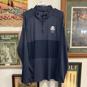 2020 Ryder Cup‎ - Whistling Straits Nike Dri-Fit 1/4 Zip Pullover Men's Large